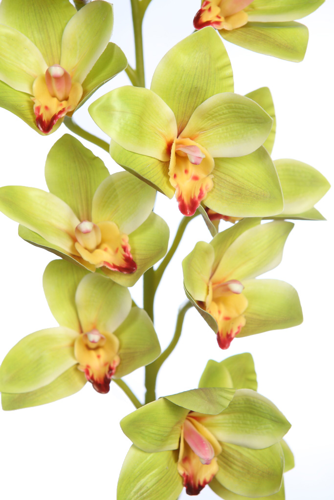 ORQUIDEA CYMBIDIUM ARTIFICIAL 105CM | andudecor.com