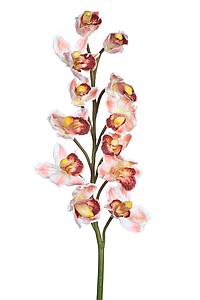 VARA ORQUIDEA CIMBIDIUM ARTIFICIAL   90CM ø FLOR 6CM