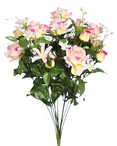 RAMO DE ROSAS X 12 ARTIFICIAL 46CM 