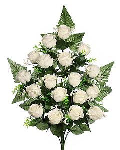 RAMO DE ROSAS DE UNA CARA X 18, 70CM 