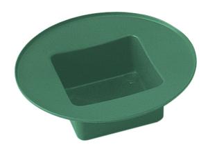 BASE CIRCULO CUADRADA, 6,5 x 6,5 x 3,5 cm. 