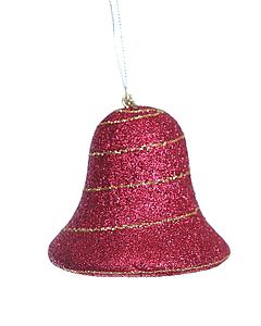 COLGANTE CAMPANA NAVIDAD 7CM 