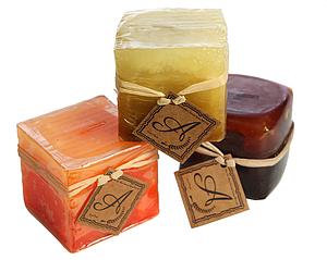 VELA CUADRADA PEQUEÑA 7,5CM