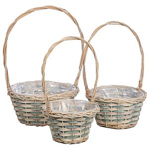CESTA MIMBRE SET X3 ASA ALTA