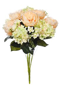 BOUQUET DE PEONIA Y HORTENSIA 60CM