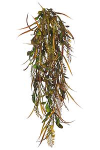 PLANTA COLGANTE HOJAS Y HELECHOS 80CM