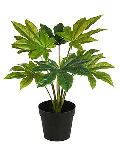 PLANTA ARALIA EN MACETA ARTIFICIAL 52CM