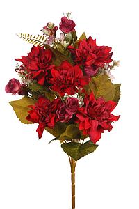 RAMO DALIAS Y ROSITAS ARTIFICIAL 50CM