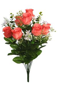 BOUQUET ROSAS ARTIFICIAL 55CM