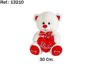PELUCHE OSO CORAZON 30CM