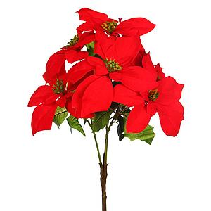 FLOR DE PASCUA X7 ARTIFICAL 50CM