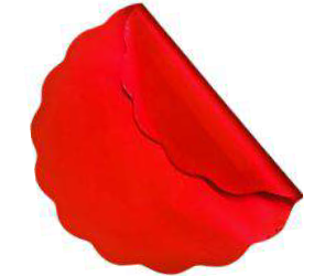 BLONDA 50PCS METALIZADA ROJA ø 64CM