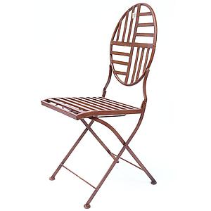 SILLA  DE JARDIN PLEGABLE ALT. 100 CM ANCH.40 CM